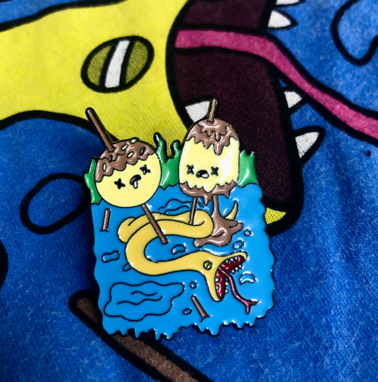 PB's rock Enamel Pin
