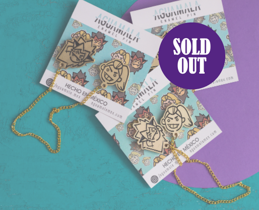 CATRADORA Enamel Pin